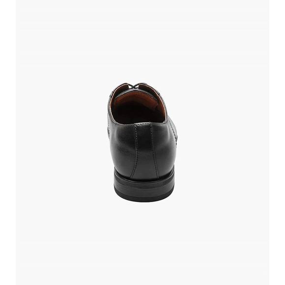 NEW FLORSHEIM men\'s zaffiro moc toe oxford shoes in black main image 6